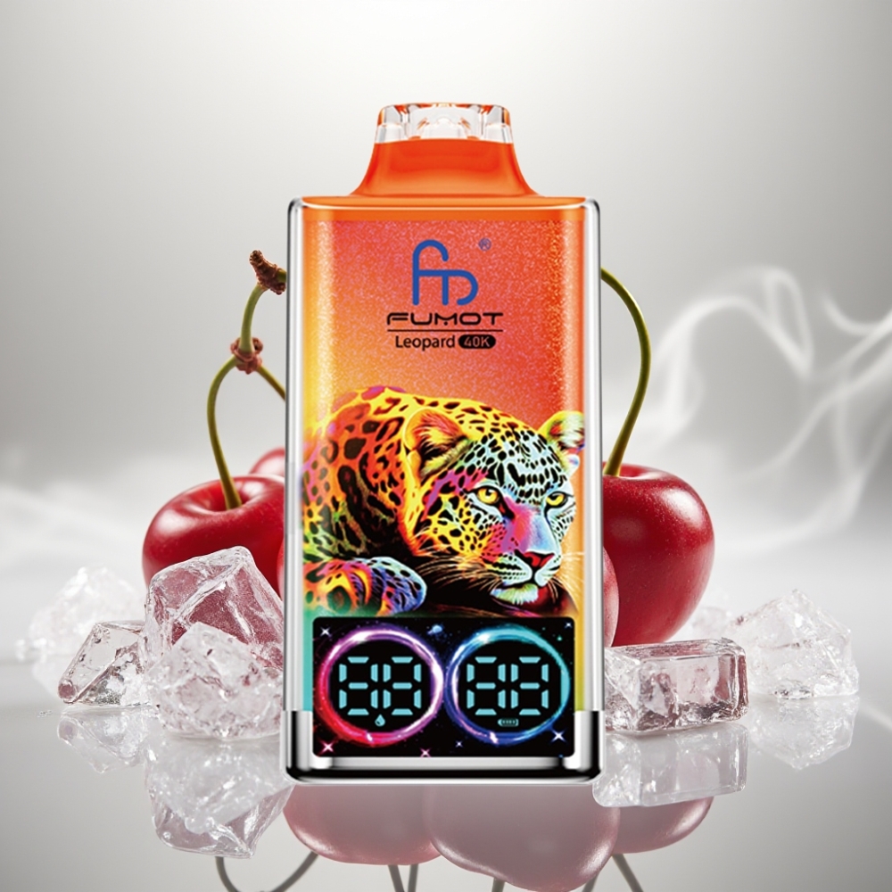 Fumot Leopard 40K Puffs Dual Mesh Cherry Ice Disposable Vape