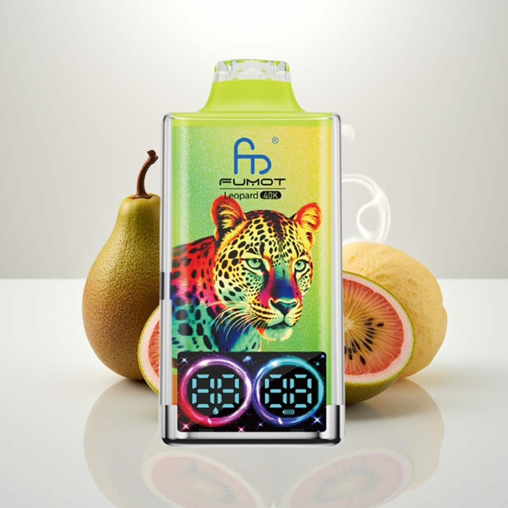 Fumot Leopard 40K Puffs Dual Mesh Type-C Kiwi Passion Fruit Guava