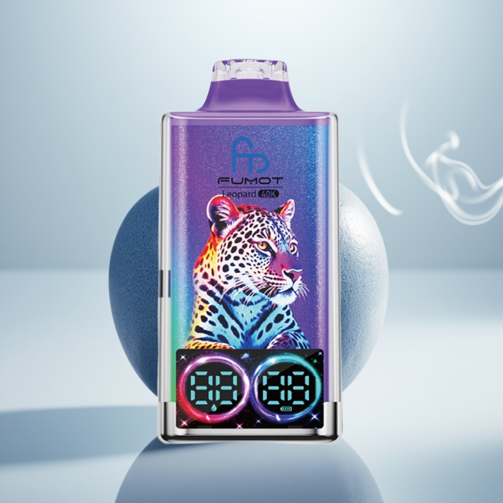 Fumot Leopard 40K Puffs Dual Mesh Type-C Mr Blue