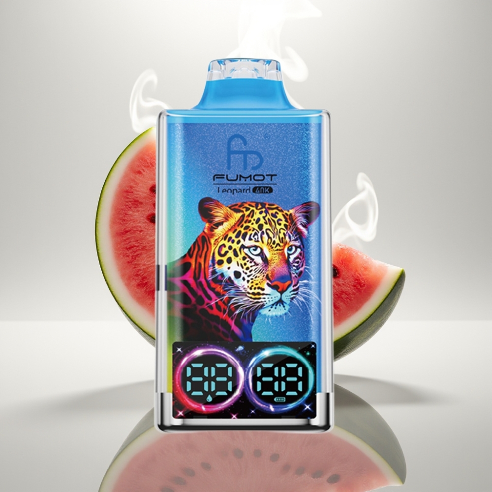 Fumot Leopard 40K Puffs Dual Mesh Watermelon Bubblegum Disposable Vape