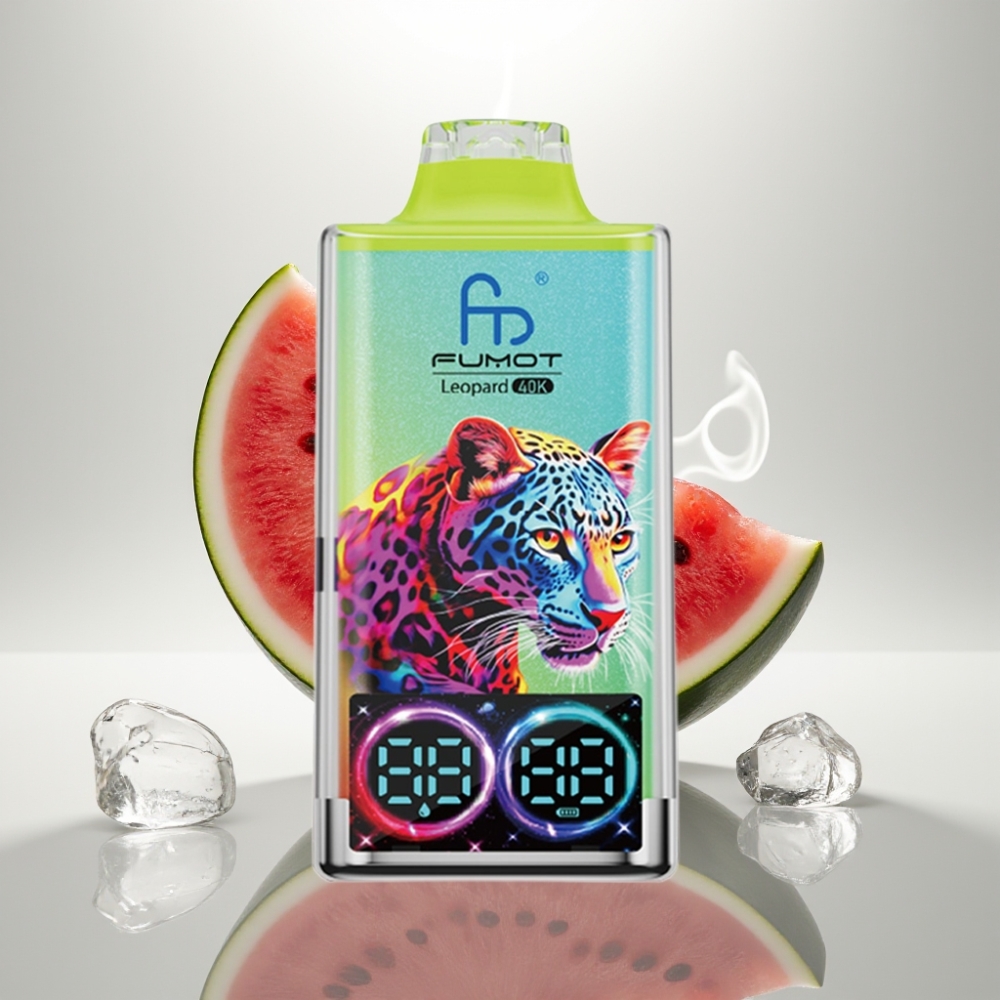 Fumot Leopard 40K Puffs Dual Mesh Watermelon Ice