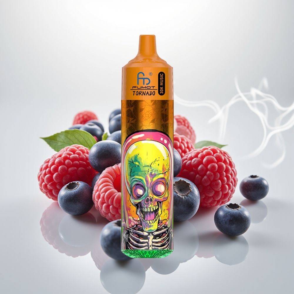 Fumot RandM Tornado 30000 Puffs 30mL 2 5 Blueberry Raspberry