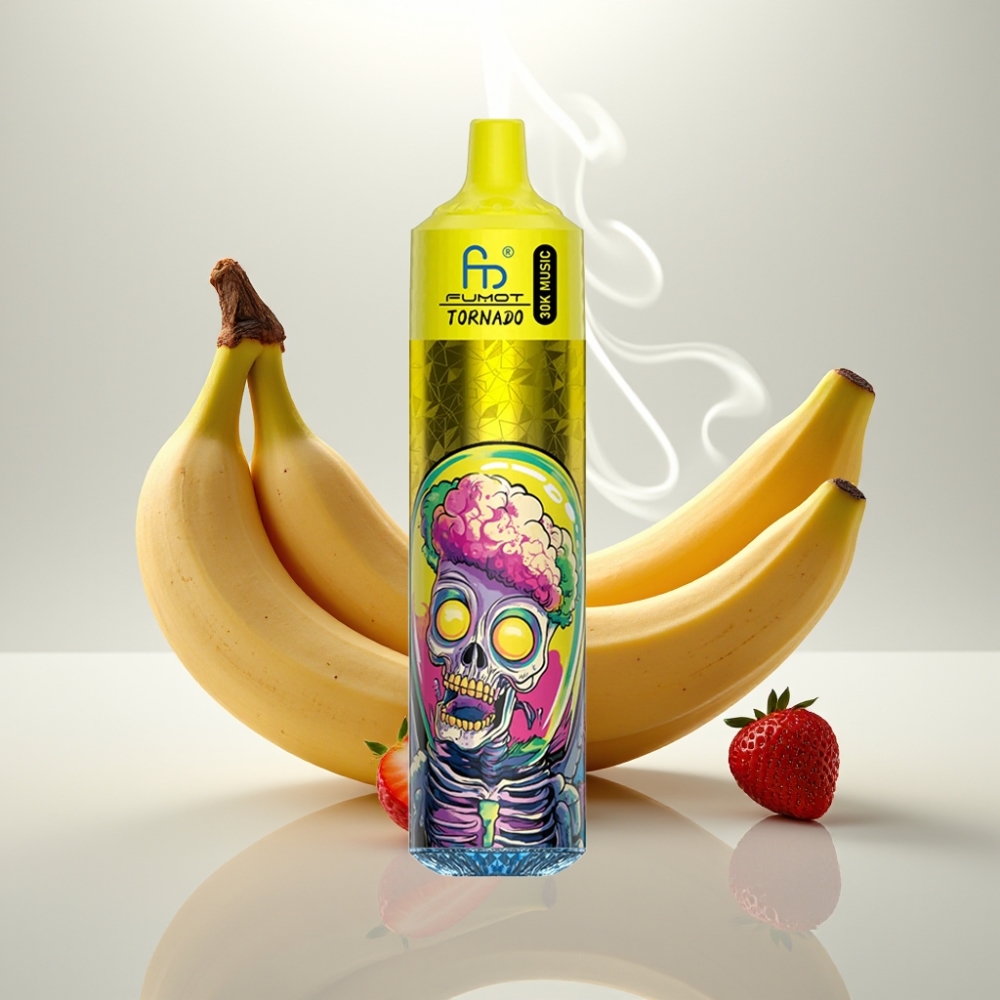 Fumot RandM Tornado 30000 Puffs 30mL 5 Banana Strawberry