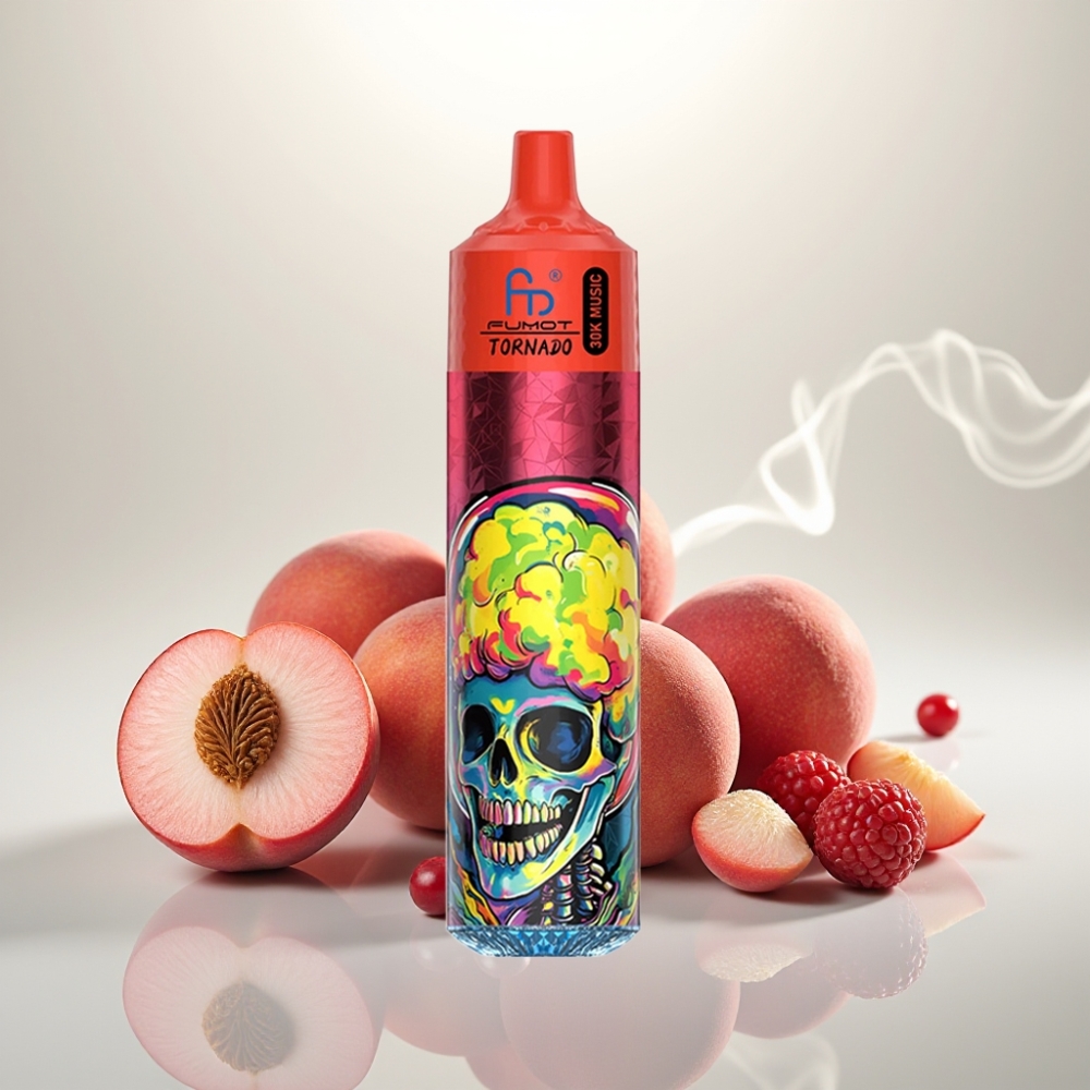 Fumot RandM Tornado 30000 Puffs 30mL 5 Peach Berries