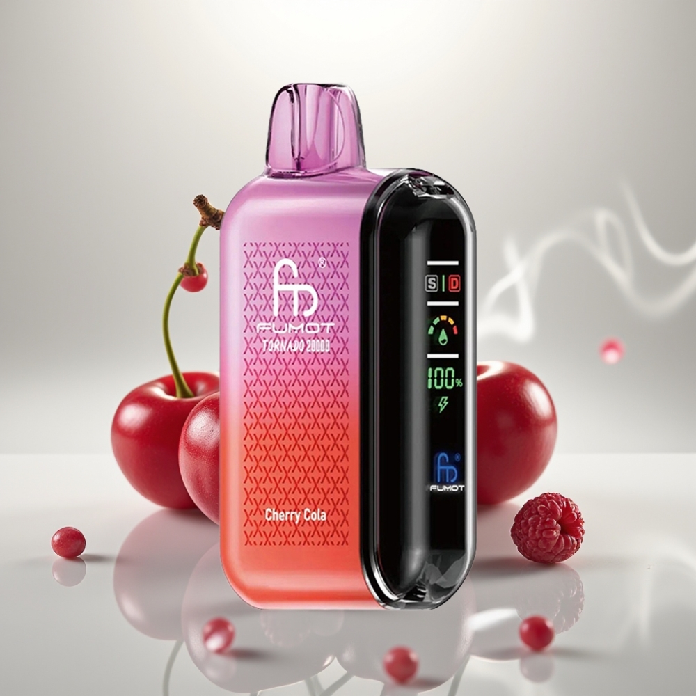 Fumot Tornado 20000 Puffs Dual Mesh 20ml Cherry Cola