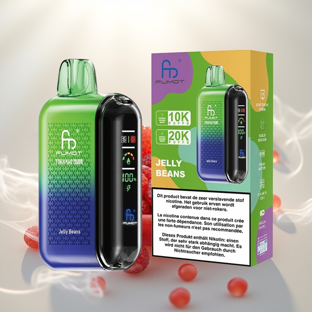 Fumot Tornado 20000 Puffs Dual Mesh 20ml Jelly Beans