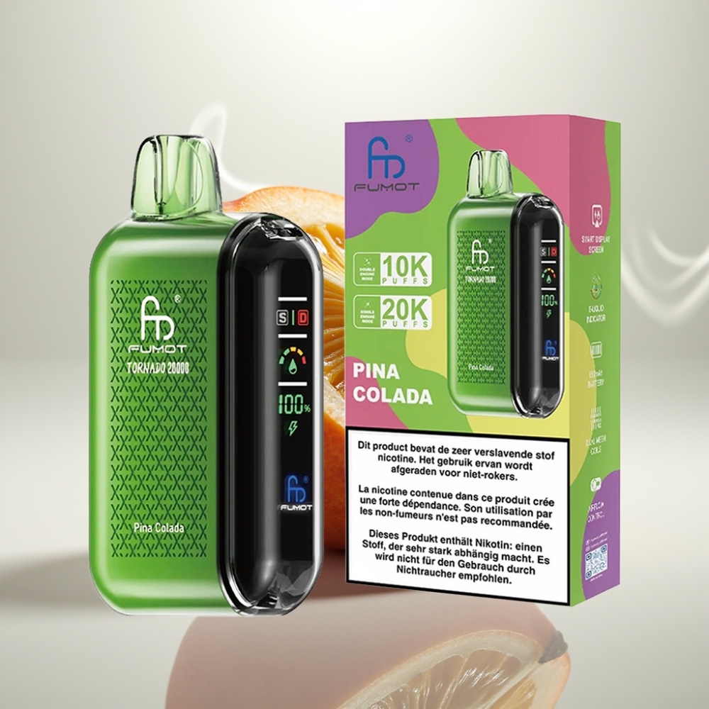 Fumot Tornado 20000 Puffs Dual Mesh 20ml Pina Colada