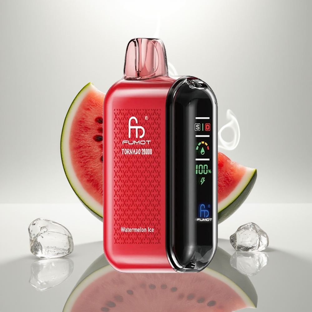 Fumot Tornado 20000 Puffs Dual Mesh 20ml Watermelon Ice