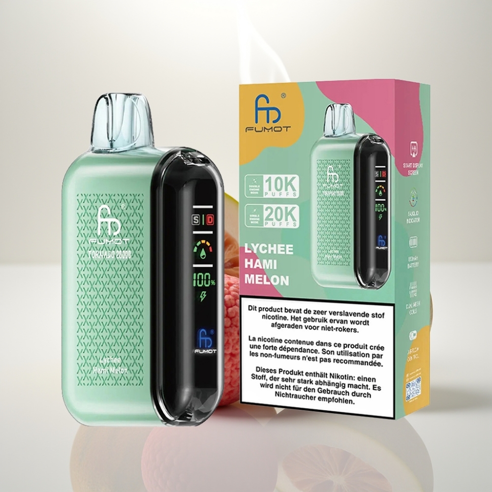 Fumot Tornado 20000 Puffs Dual Mesh Lychee Hami Melon