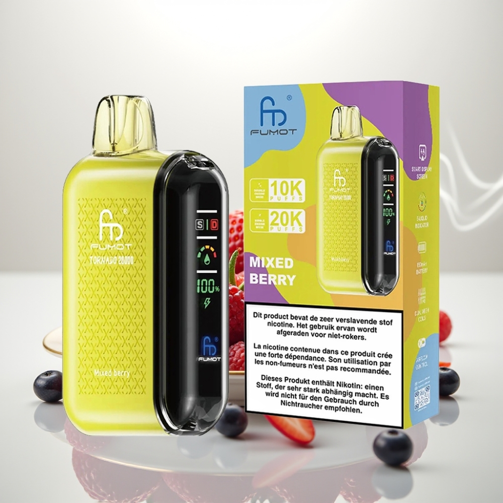 Fumot Tornado 20000 Puffs Dual Mesh Mixed Berry