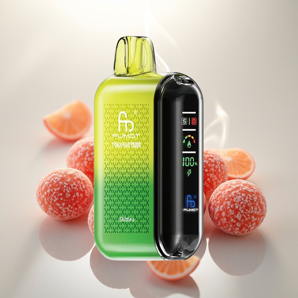 Fumot Tornado 20000 Puffs Dual Mesh Skittles Disposable Vape