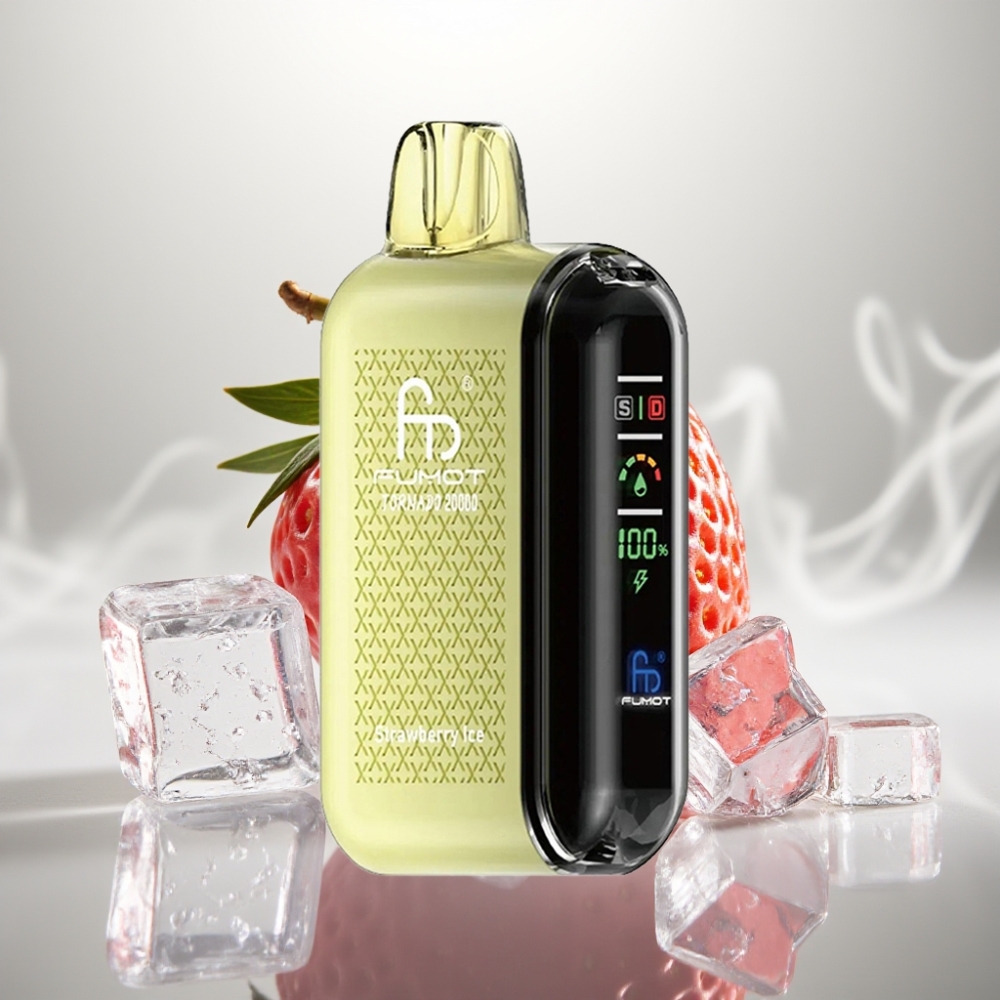 Fumot Tornado 20000 Puffs Dual Mesh Strawberry Ice