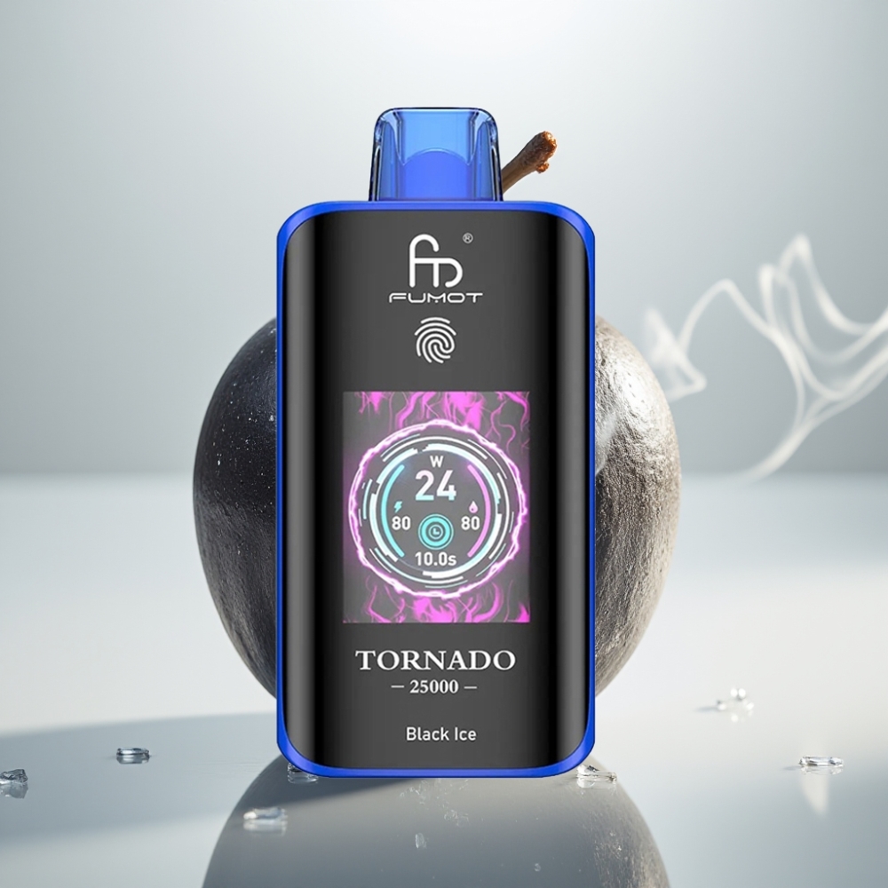 Fumot Tornado 25000 Puffs HD Screen 20ml Black Ice