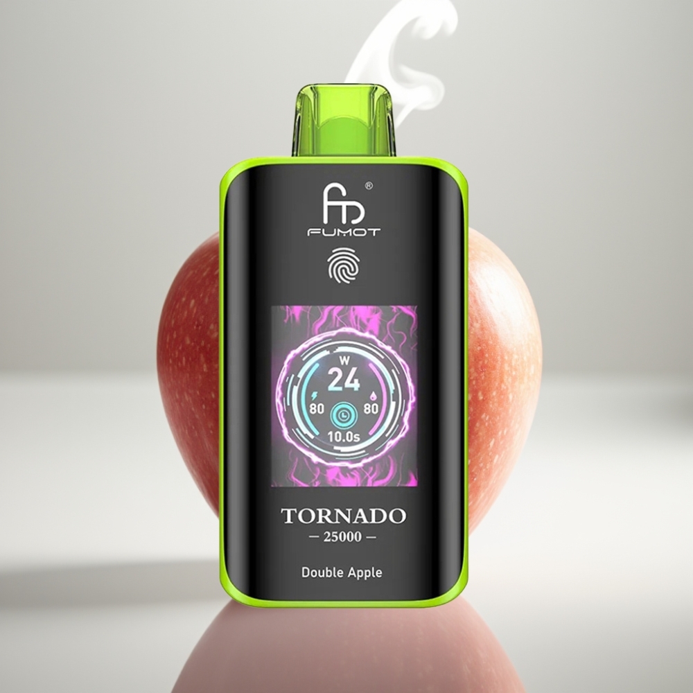 Fumot Tornado 25000 Puffs HD Screen 20ml Double Apple