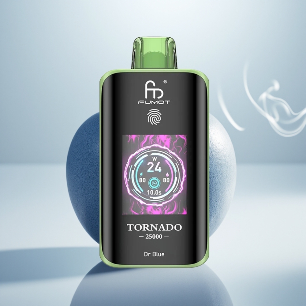 Fumot Tornado 25000 Puffs HD Screen 700mAh Dr Blue