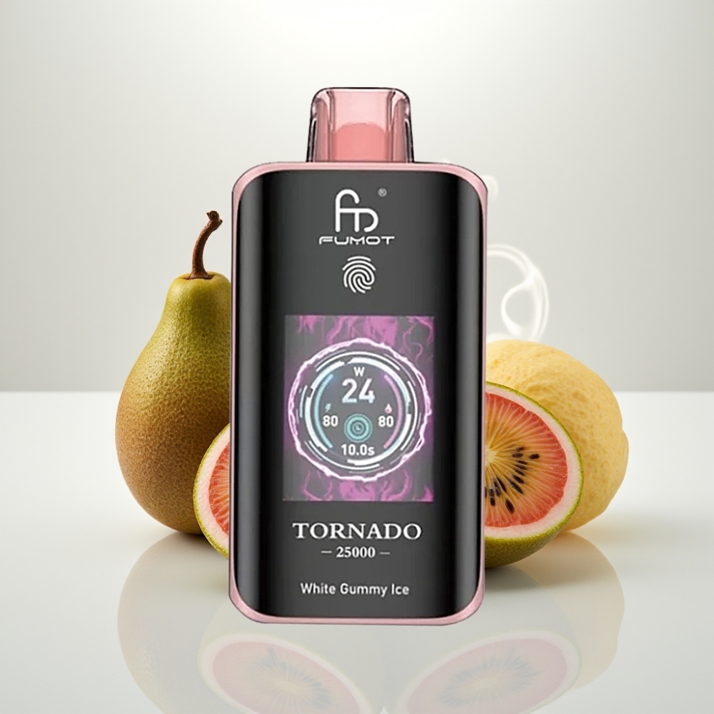 Fumot Tornado 25000 Puffs HD Screen 700mAh Kiwi Passion Fruit Guava