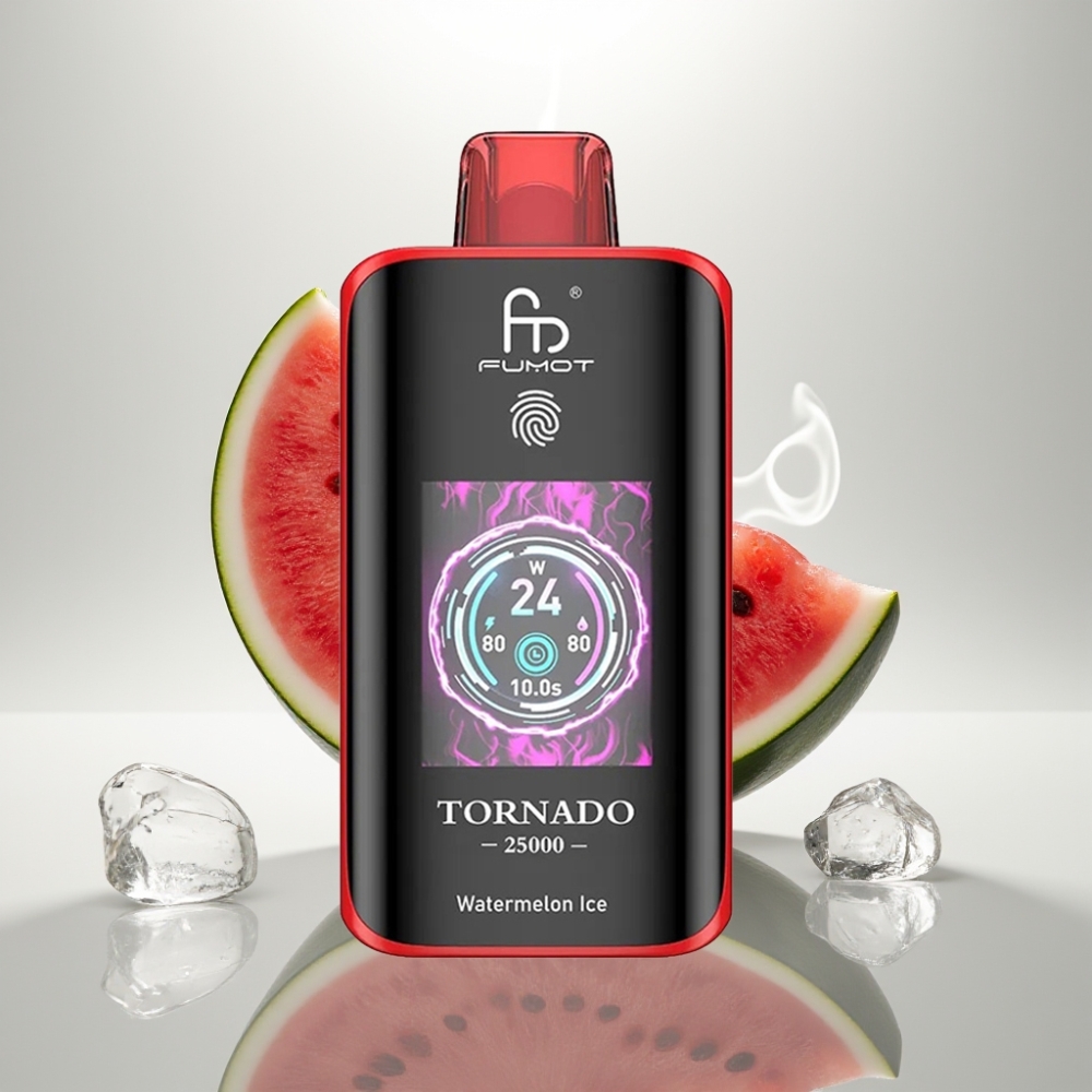 Fumot Tornado 25000 Puffs HD Screen 700mAh Watermelon Ice