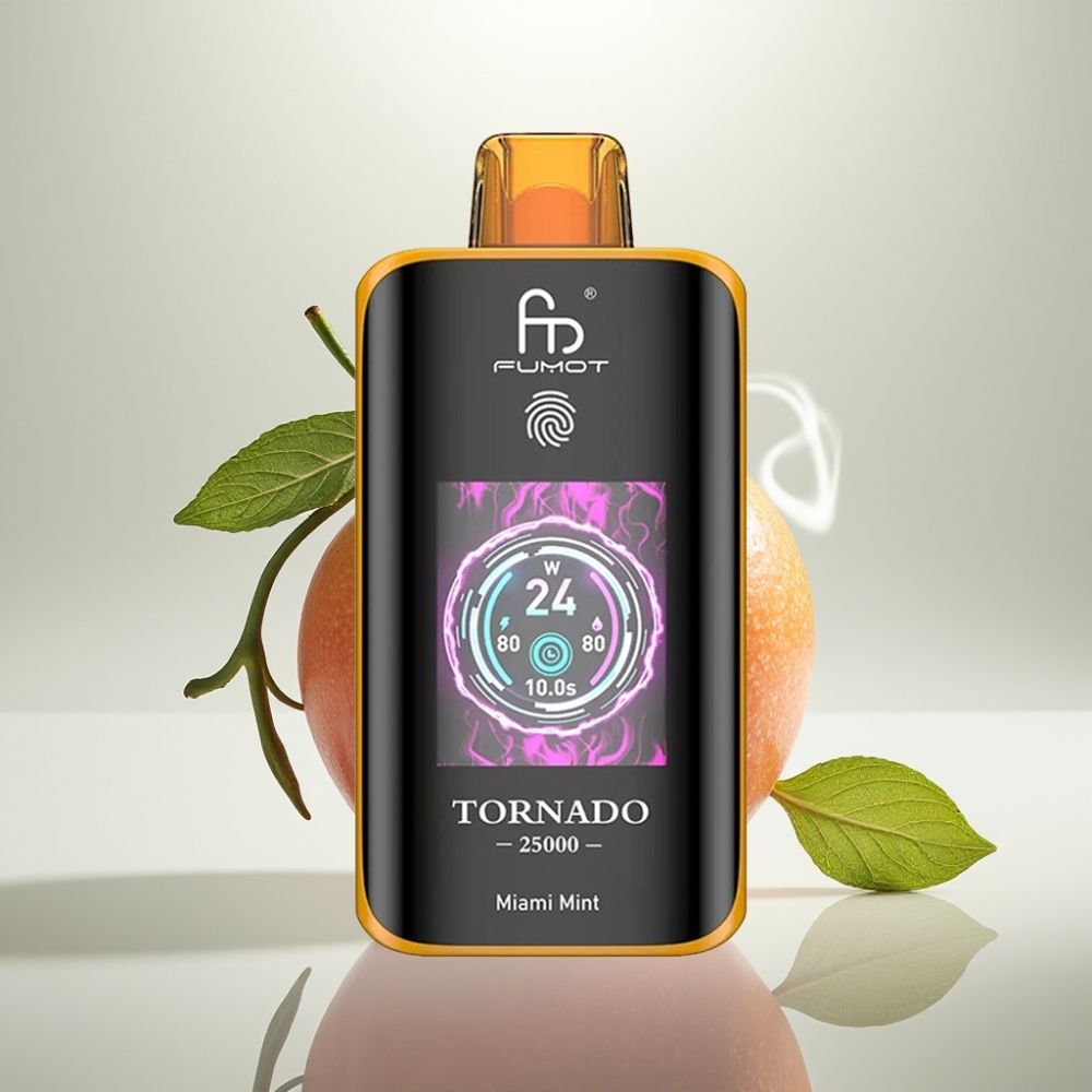Fumot Tornado 25000 Puffs HD Screen Miami Mint