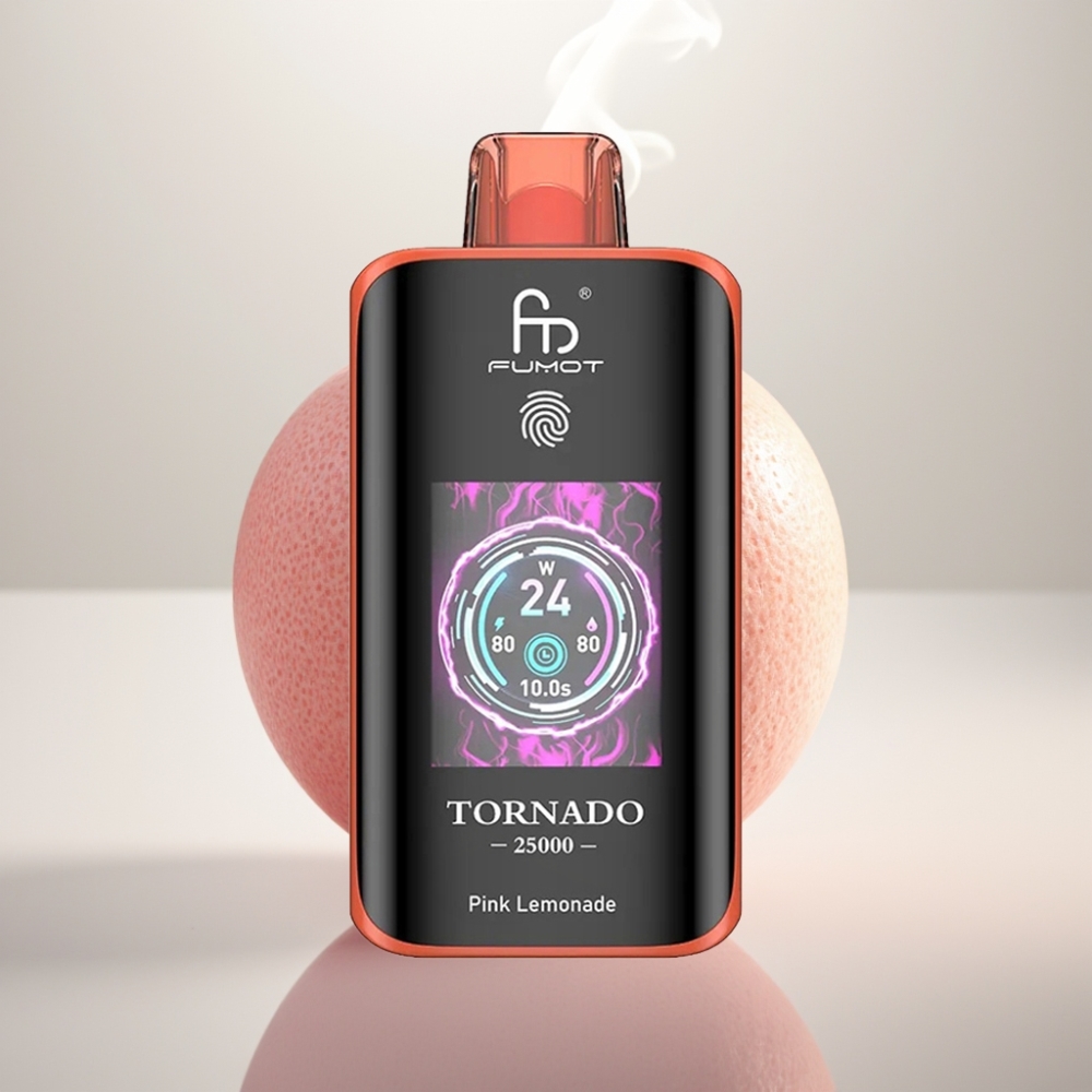 Fumot Tornado 25000 Puffs HD Screen Pink Lemonade