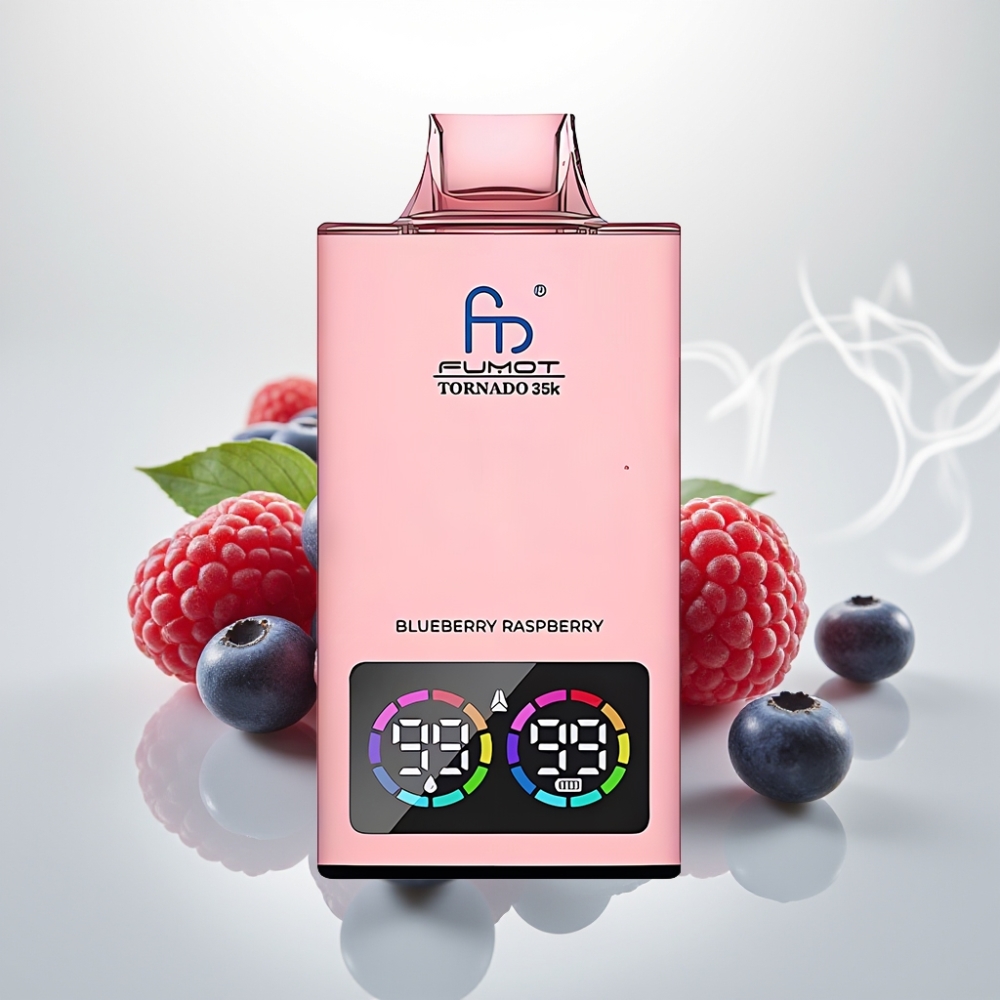 Fumot Tornado 35000 Dual Mesh RGB Blueberry Raspberry
