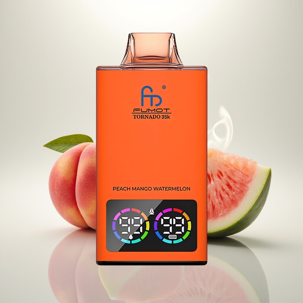 Fumot Tornado 35000 Dual Mesh RGB Peach Mango Watermelon