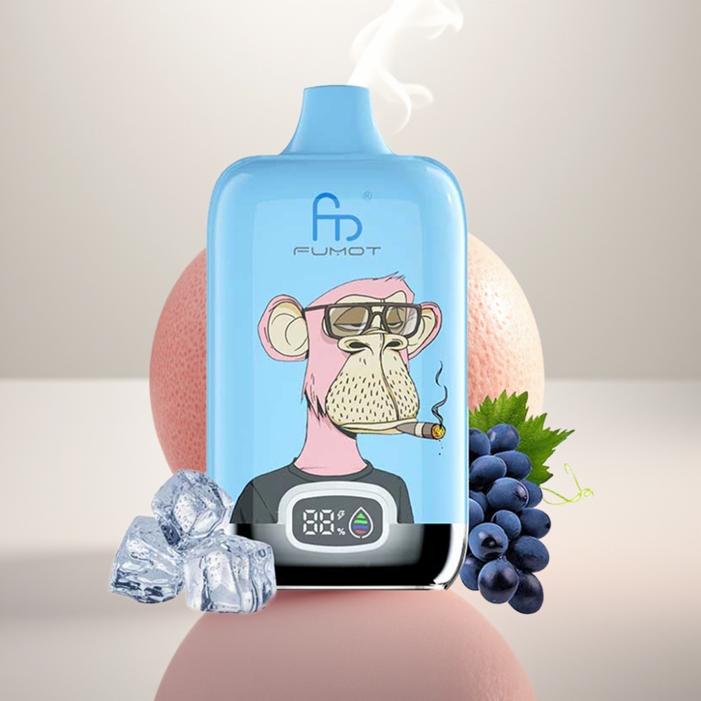 Fumot Tornado Digital Box 12000 Puffs 20ml Mesh Pink Lemonade