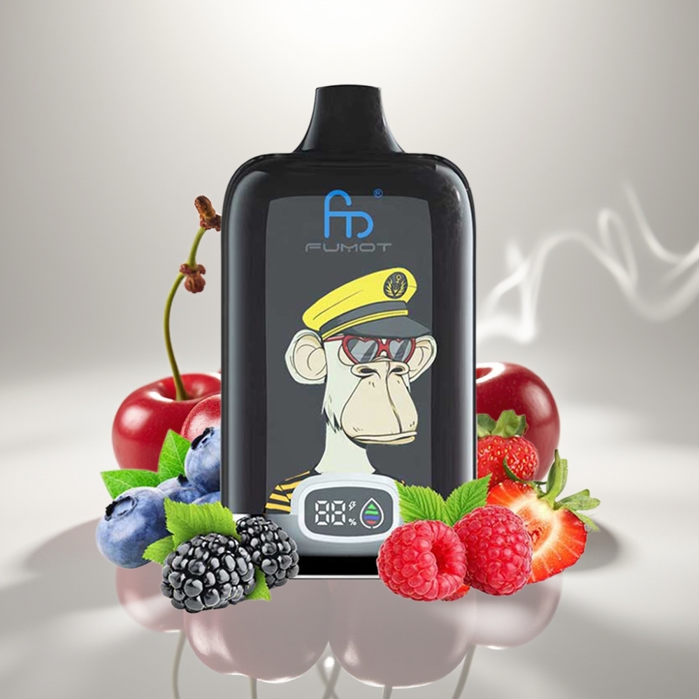 Fumot Tornado Digital Box 12000 Puffs Mesh Cherry
