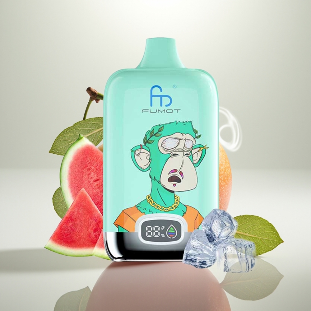 Fumot Tornado Digital Box 12000 Puffs Mesh Cool Mint