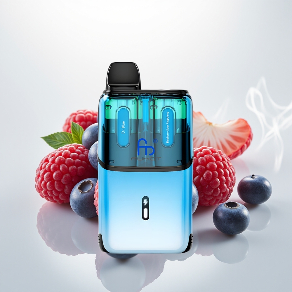 Fumot Ultra T32000 24ml Mesh Coil Dr Blue - Blueberry Sour Raspberry
