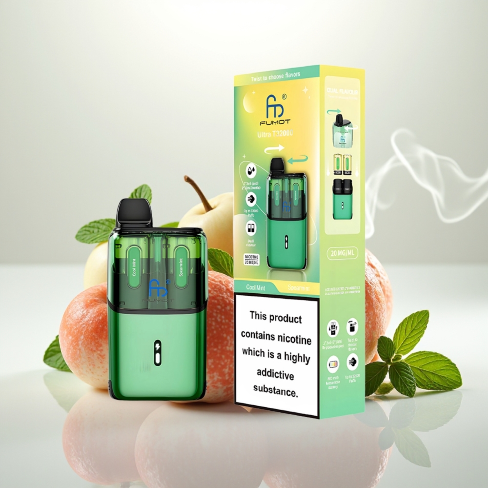 Fumot Ultra T32000 24ml Mesh Cool Mint Disposable Vape