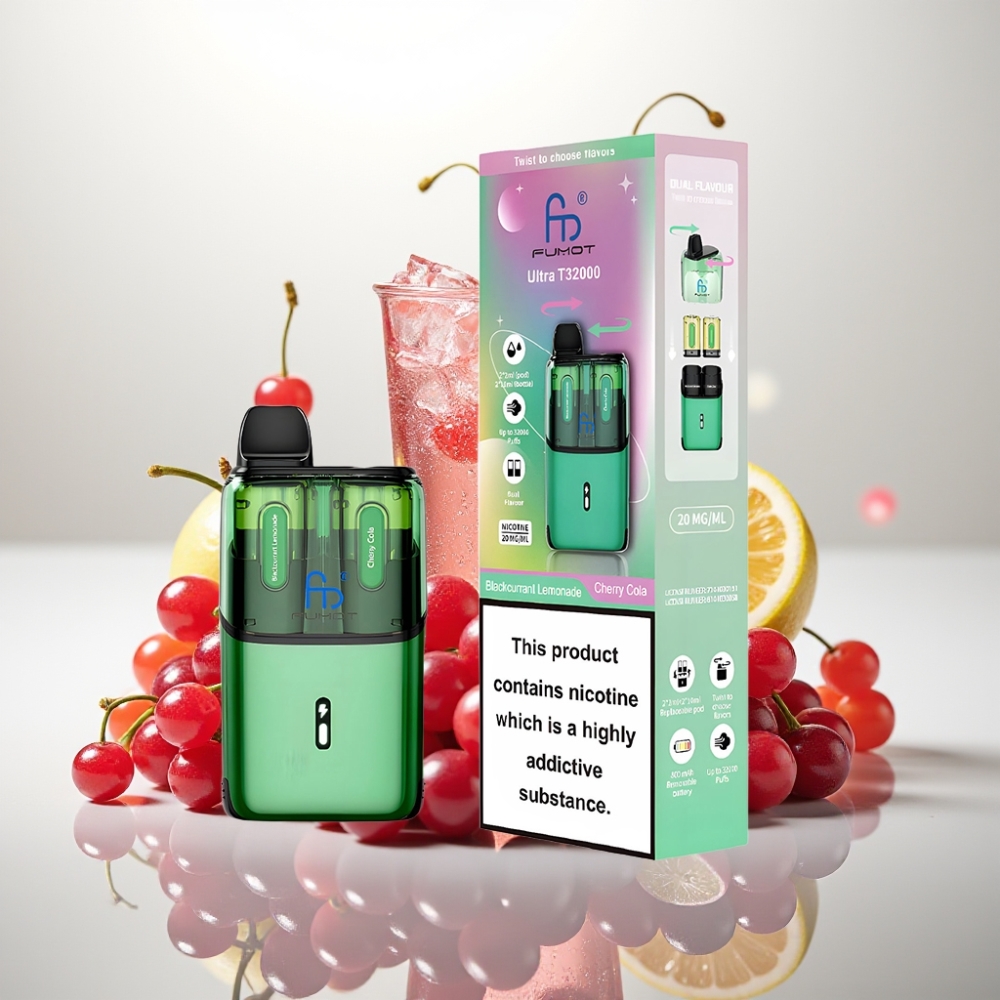 Fumot Ultra T32000 800mAh 24ml Blackcurrant Lemonade - Cherry Cola
