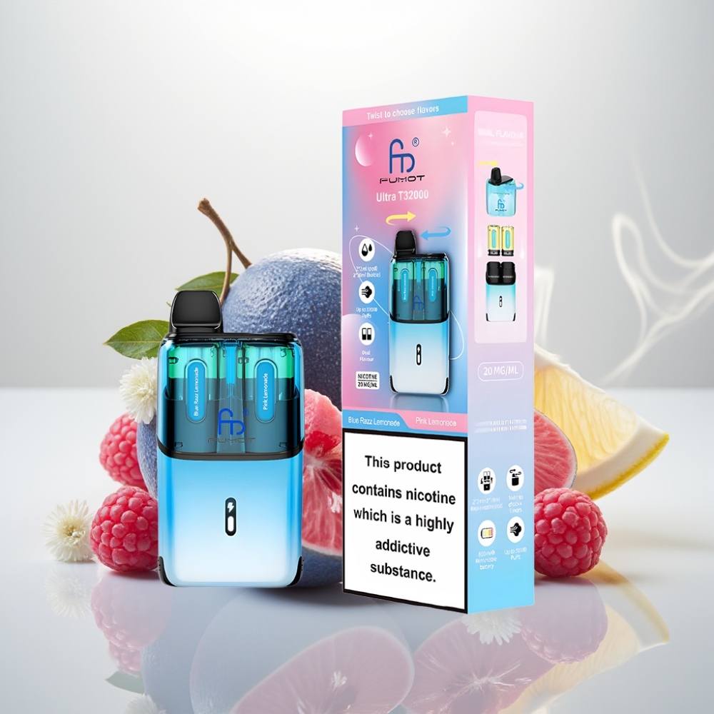 Fumot Ultra T32000 800mAh 24ml Blue Razz Lemonade - Pink Lemonade