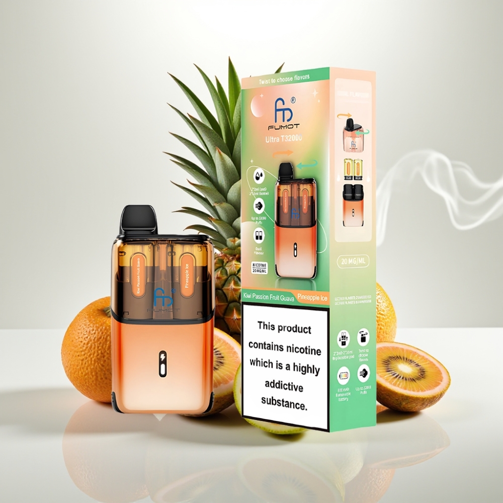 Fumot Ultra T32000 800mAh Mesh Coil Kiwi Passion Fruit Guava - Pineapple Ice