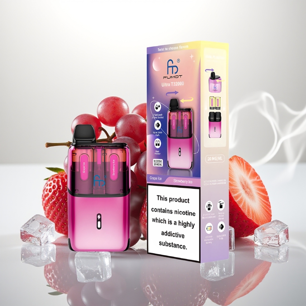 Fumot Ultra T32000 800mAh Mesh Grape Ice - Strawberry Ice