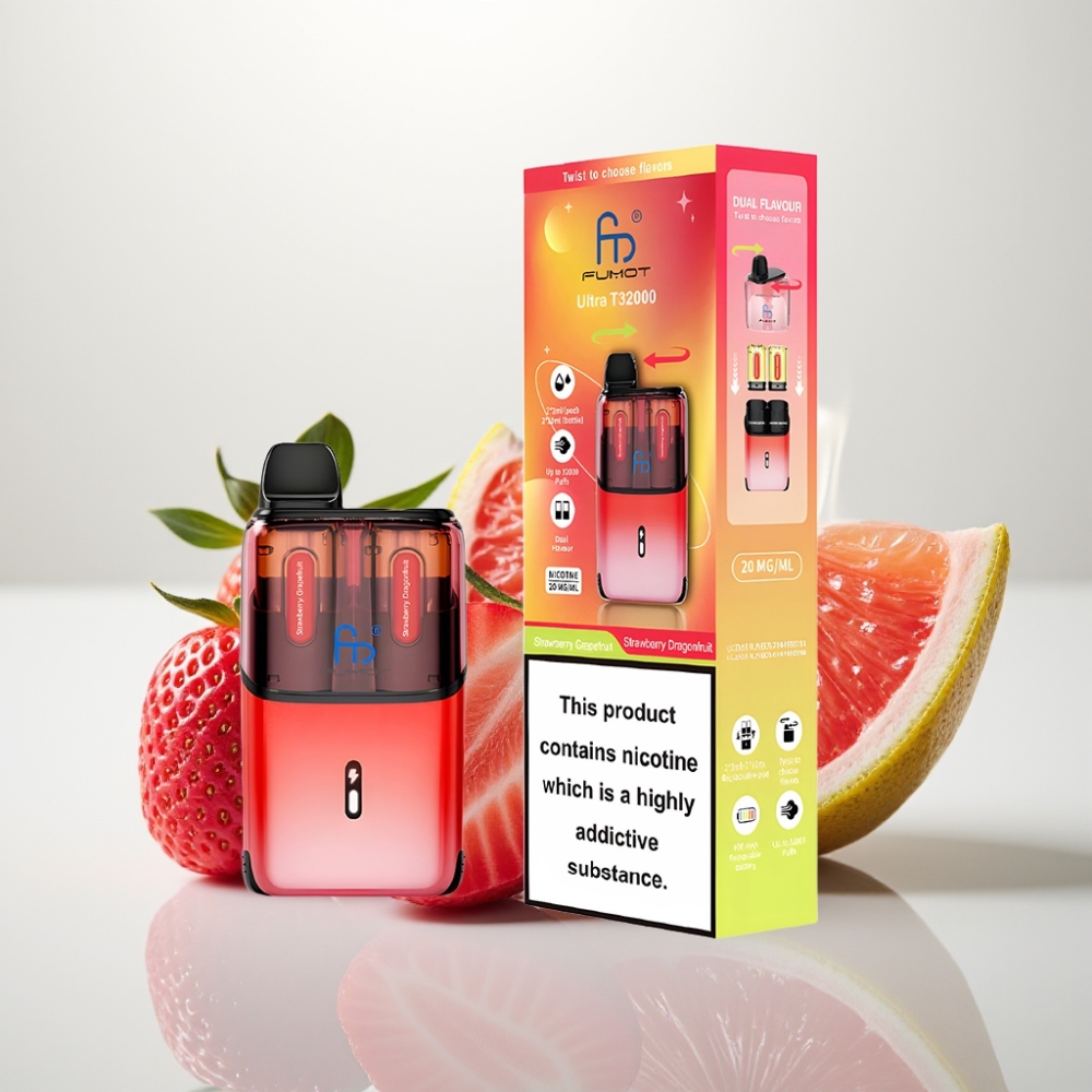 Fumot Ultra T32000 800mAh Mesh Strawberry Grapefruit Dragonfruit