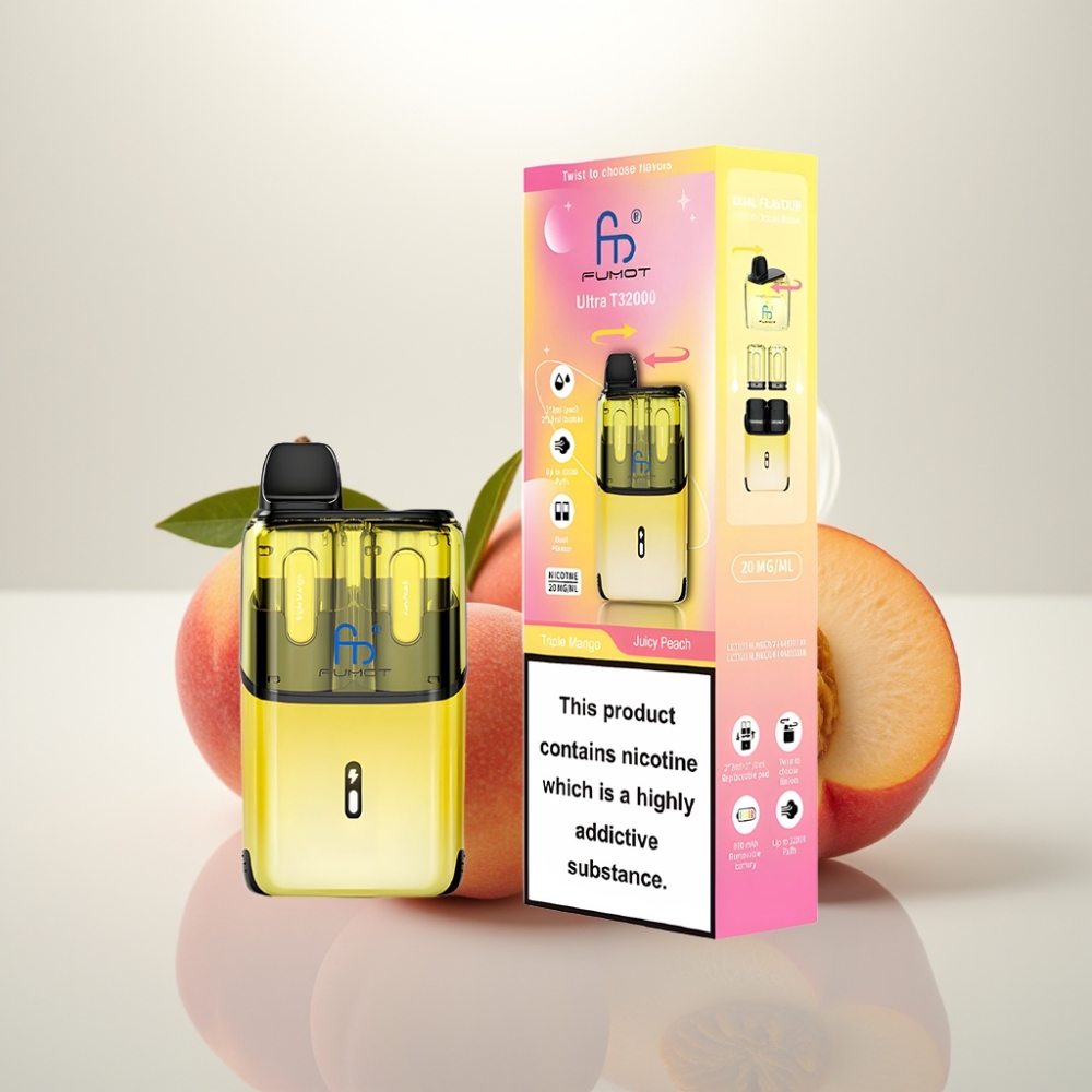Fumot Ultra T32000 800mAh Type-C Triple Mango - Juicy Peach