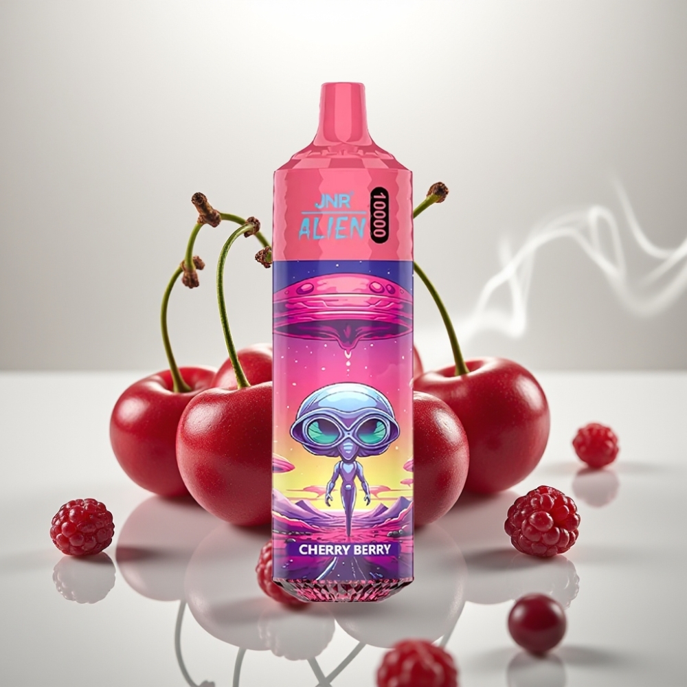 JNR Alien 10000 Puffs 850mAh Mesh Cherry Berry