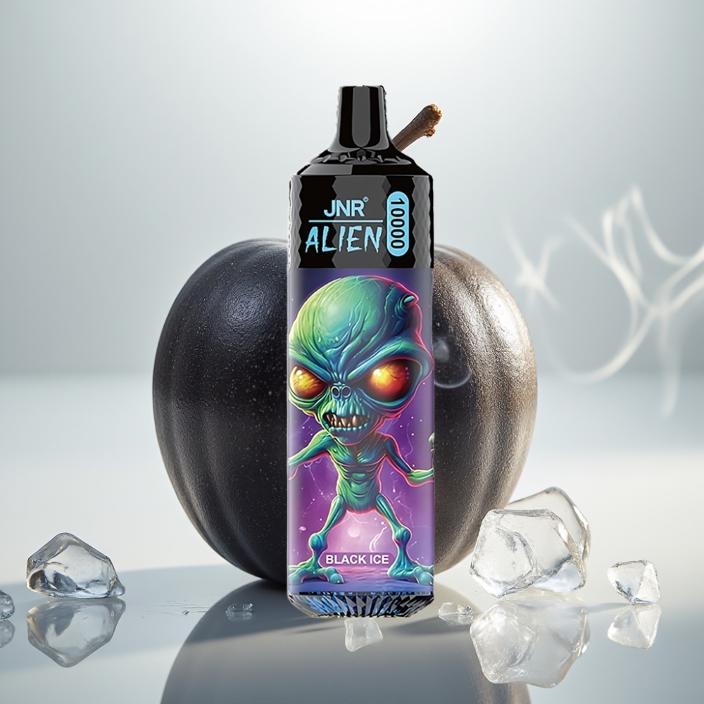 JNR Alien 10000 Puffs 850mAh Mesh Coil Black Ice