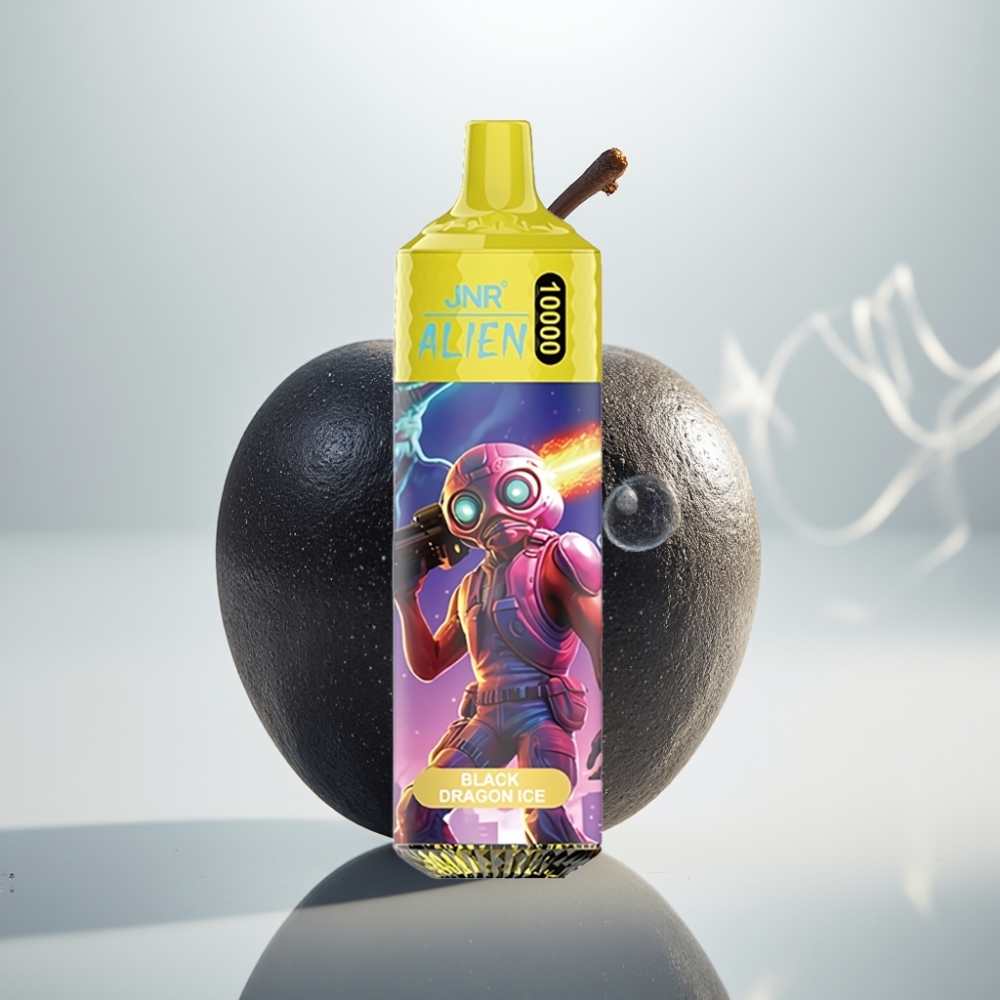JNR Alien 10000 Puffs 850mAh Mesh RGB Black Dragon Ice