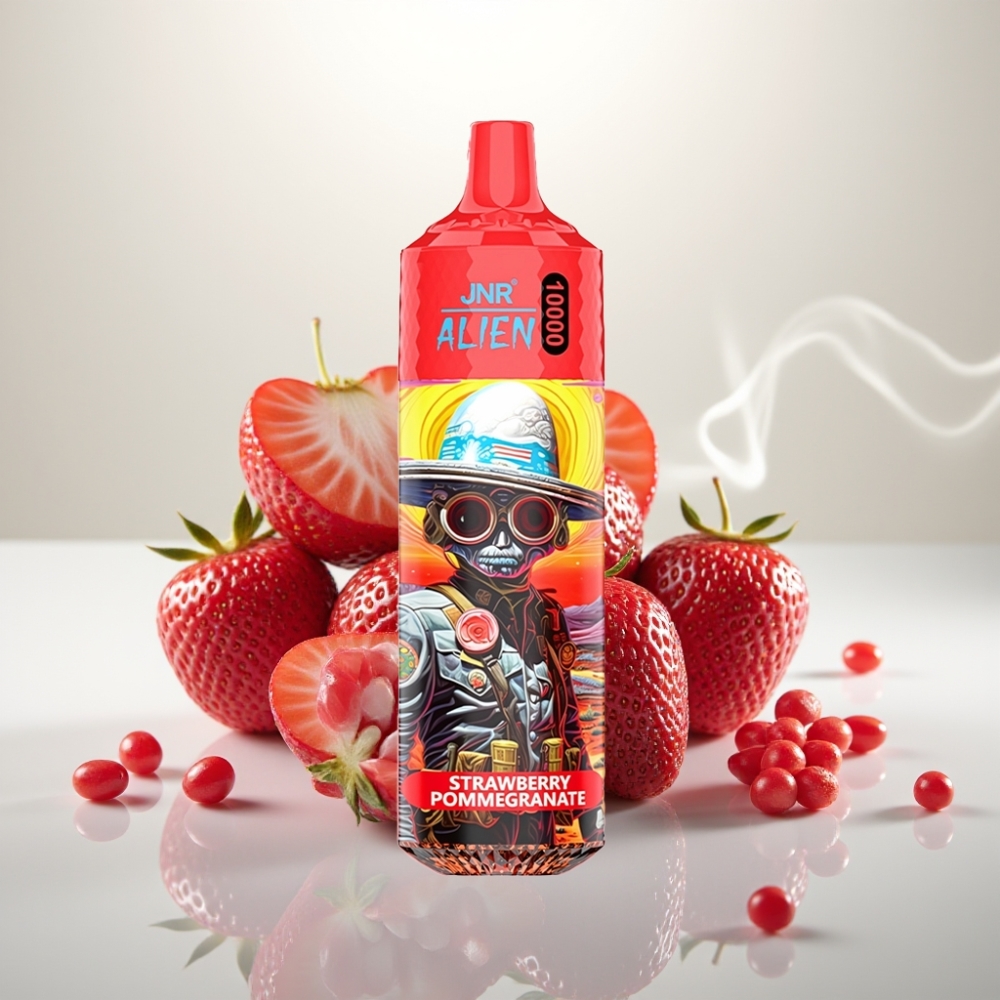 JNR Alien 10000 Puffs 850mAh Mesh RGB Strawberry Pomegranate