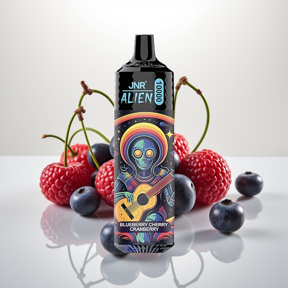 JNR Alien 10000 Puffs 850mAh RGB Blueberry Cherry Cranberry