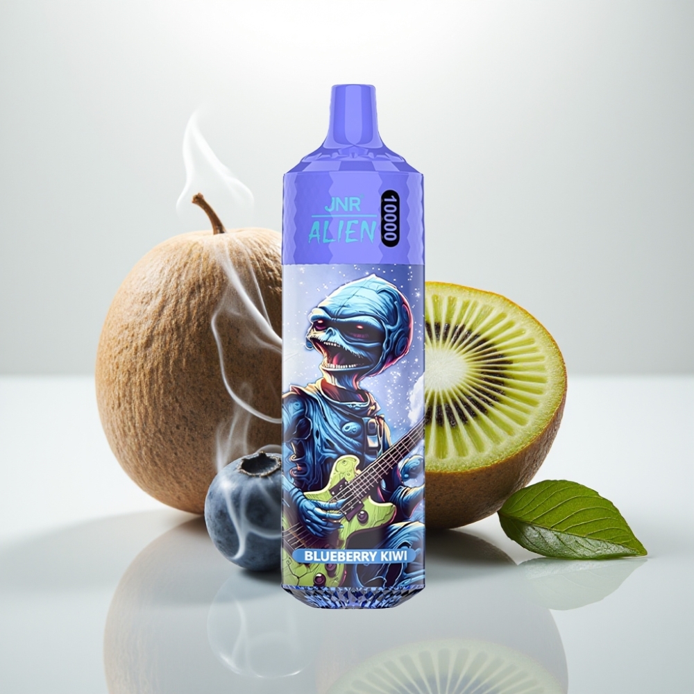 JNR Alien 10000 Puffs 850mAh RGB Blueberry Kiwi