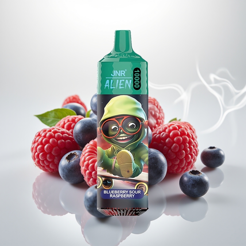 JNR Alien 10000 Puffs 850mAh RGB Blueberry Sour Raspberry