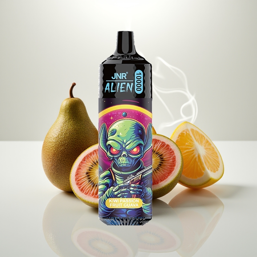 JNR Alien 10000 Puffs 850mAh RGB Kiwi Passion Fruit Guava