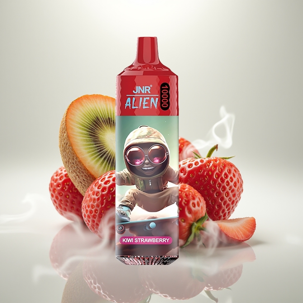 JNR Alien 10000 Puffs 850mAh RGB Kiwi Strawberry