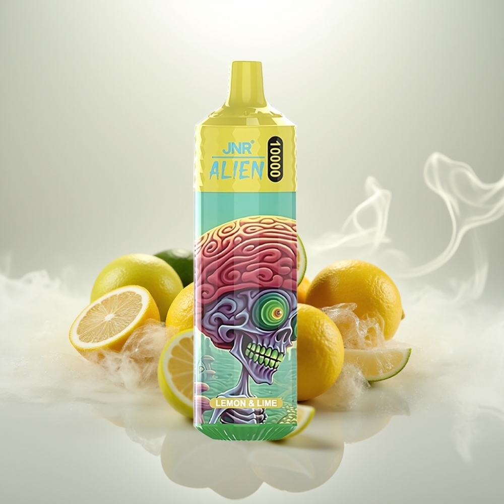 JNR Alien 10000 Puffs 850mAh RGB Lemon  Lime