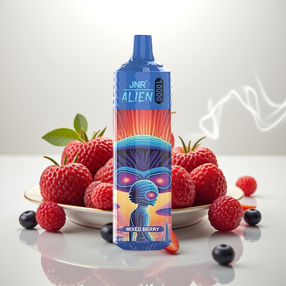 JNR Alien 10000 Puffs 850mAh RGB Mixed Berry