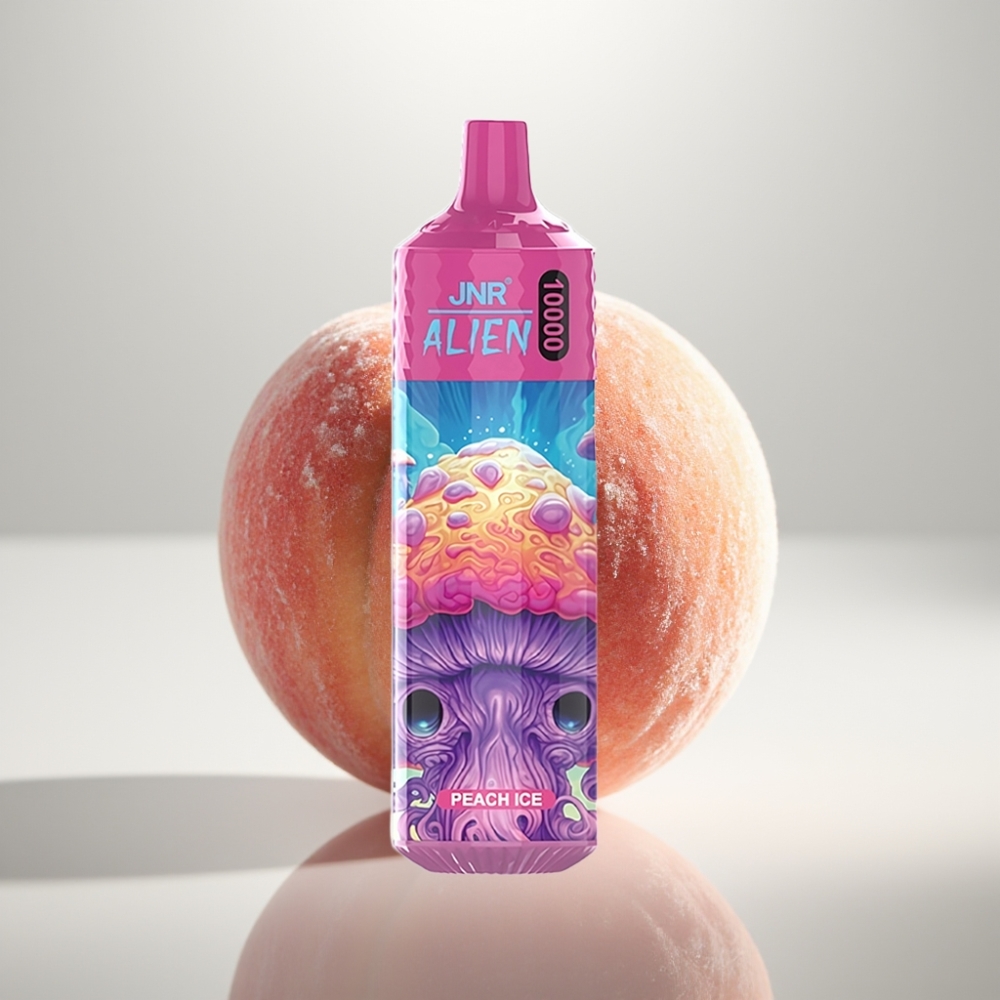 JNR Alien 10000 Puffs 850mAh RGB Peach Ice