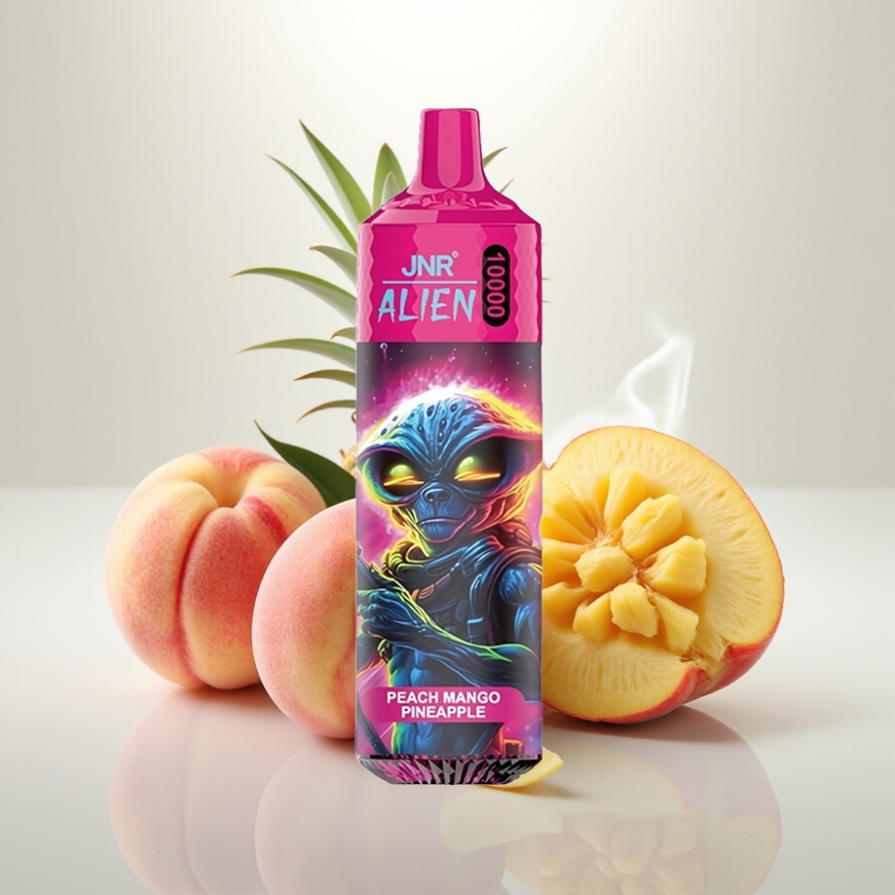 JNR Alien 10000 Puffs 850mAh RGB Peach Mango Pineapple