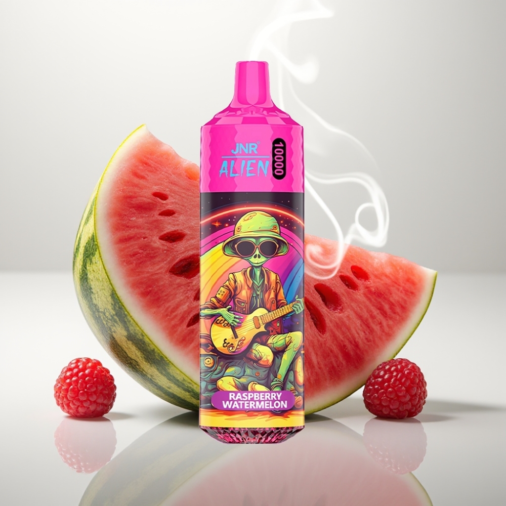 JNR Alien 10000 Puffs 850mAh RGB Raspberry Watermelon